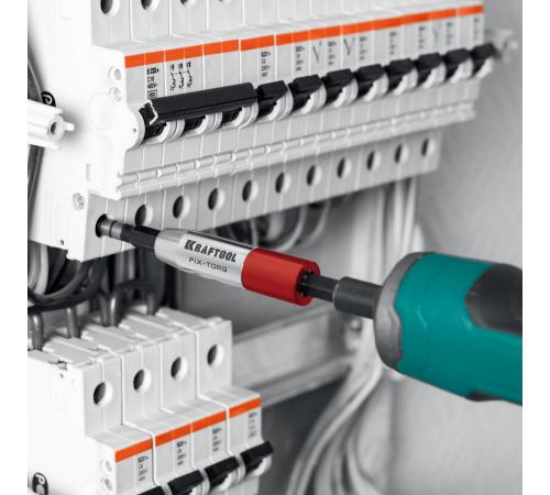 KRAFTOOL FIX-TORQ 4.0 Нм динамометрический адаптер для бит (64035-4.0)