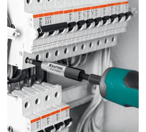 KRAFTOOL FIX-TORQ 5.0 Нм динамометрический адаптер для бит (64035-5.0)
