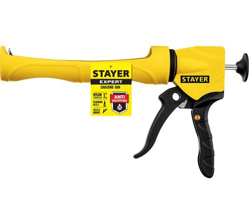 STAYER 310 мл, антикапельная система, легкий скелетный поворотный пистолет для герметика (06690)