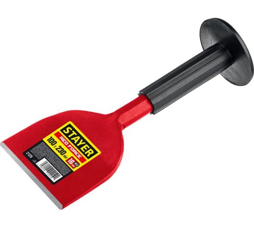 STAYER Red Force, 100 х 230 мм, зубило-конопатка с протектором (2129)