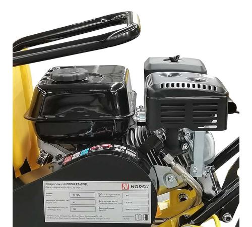 Виброплита бензиновая прямоходная NORSU RF-90TL (колесный комплект, бак для воды)