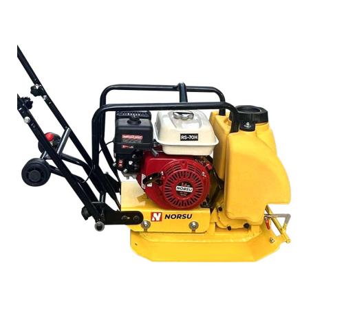 Виброплита бензиновая прямоходная NORSU RF-70TH (колесный комплект, бак для воды)