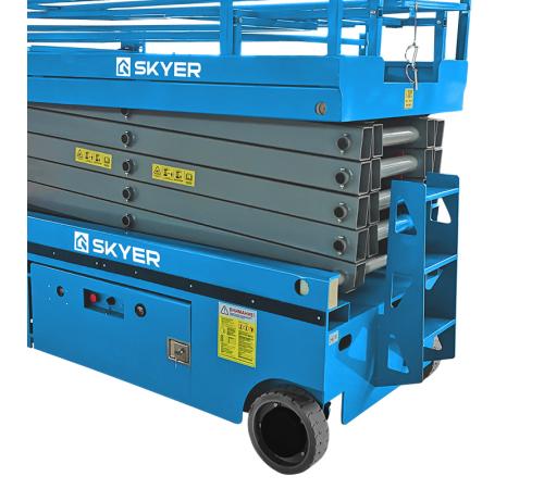 Самоходный ножничный подъемник с выдвижной платформой SKYER PL1245