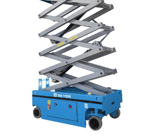 Самоходный ножничный подъемник с выдвижной платформой SKYER PL1245