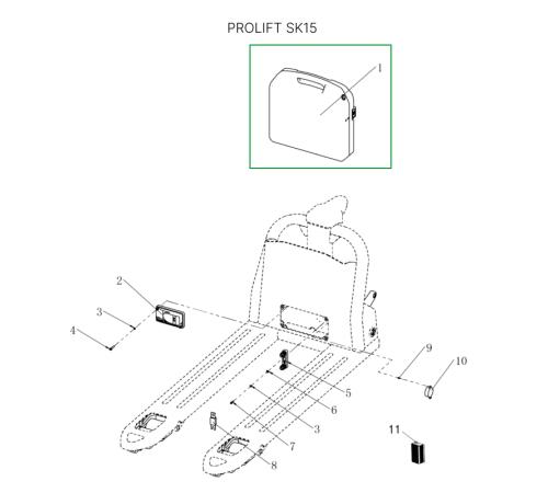 Аккумуляторная батарея 48В 30Ач Li-ion для тележек SD20L