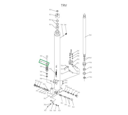 Крышка пружины возвратной для TRV