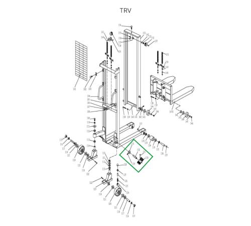 Тормозной механизм в сборе для TRV
