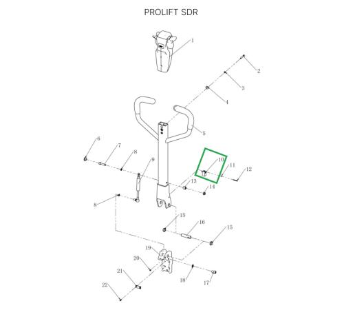 Датчик положения ручки для штабелеров SDR 1-1,2 т, SDR1635, для тележек SD15