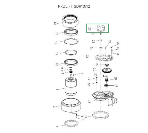 Катушка электромагнитного тормоза для штабелеров SDR 1-1,2 т, SDR1635, для тележек SD15
