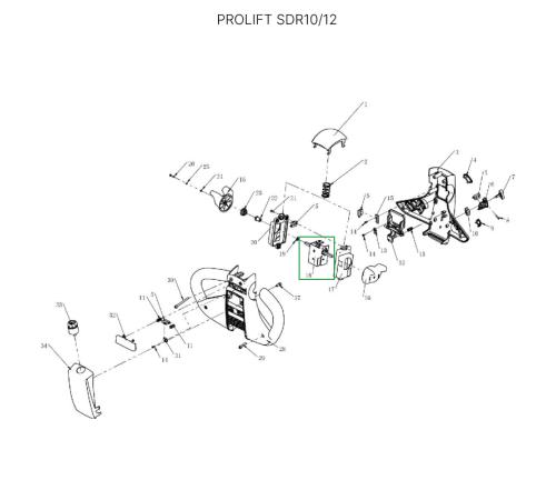 Потенциометр для самоходных штабелеров SDR-S/SDR/SDK