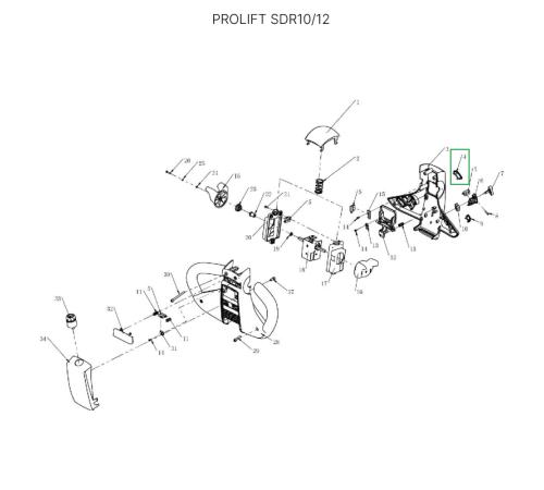 Индикатор зарядки для штабелеров SDR 1-1,2 т, SDR1635, SD15, SD15L, SK15